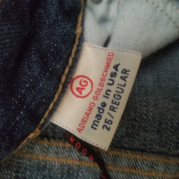 AG Adriano Goldschmied Gemini Dark Jeans 25 - Picture 4 of 9